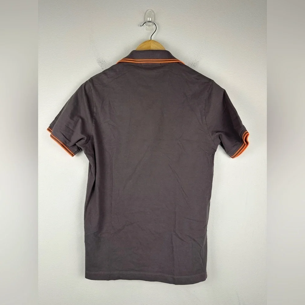 Stone Island Slim Fit Contrast Tipped Stretch Cotton Piqué Polo Shirt Men’s Sz M - Picture 12 of 14